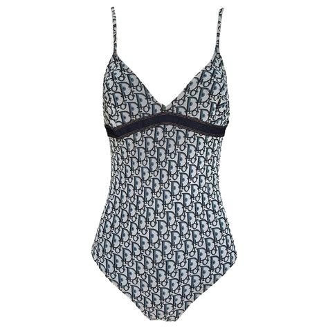 strój kąpielowy dior|dior oblique one piece swimsuit.